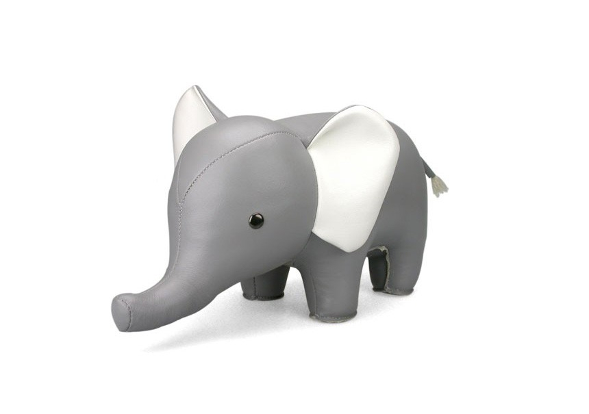 serre livres design elephant gris zuny