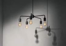 Chandelier Léonard noir - AUDO