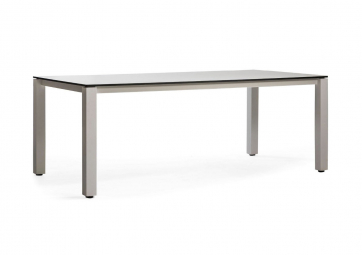 Table Machar top en HPL piétement et pieds en aluminium - OASIQ