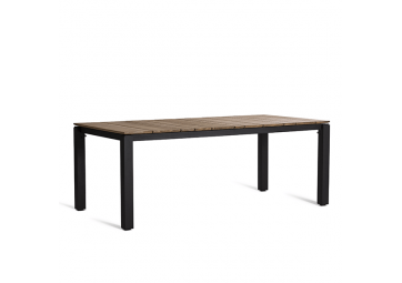 Table Machar teck / aluminium - OASIQ
