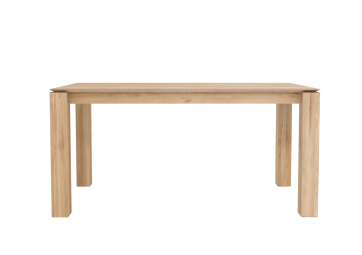Table Slice en chêne pieds 10x10cm - ETHNICRAFT
