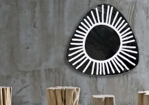 Miroir Brick 98 - D75 cm - GERVASONI