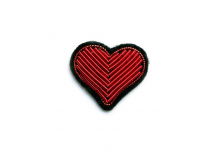 Broche Coeur rouge - MACON & LESQUOY