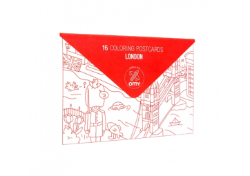 Cartes postales à colorier London - OMY