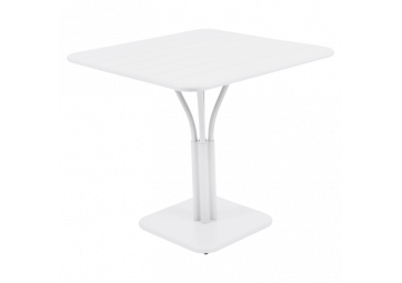 Table Luxembourg 80 x 80 cm pied central - FERMOB