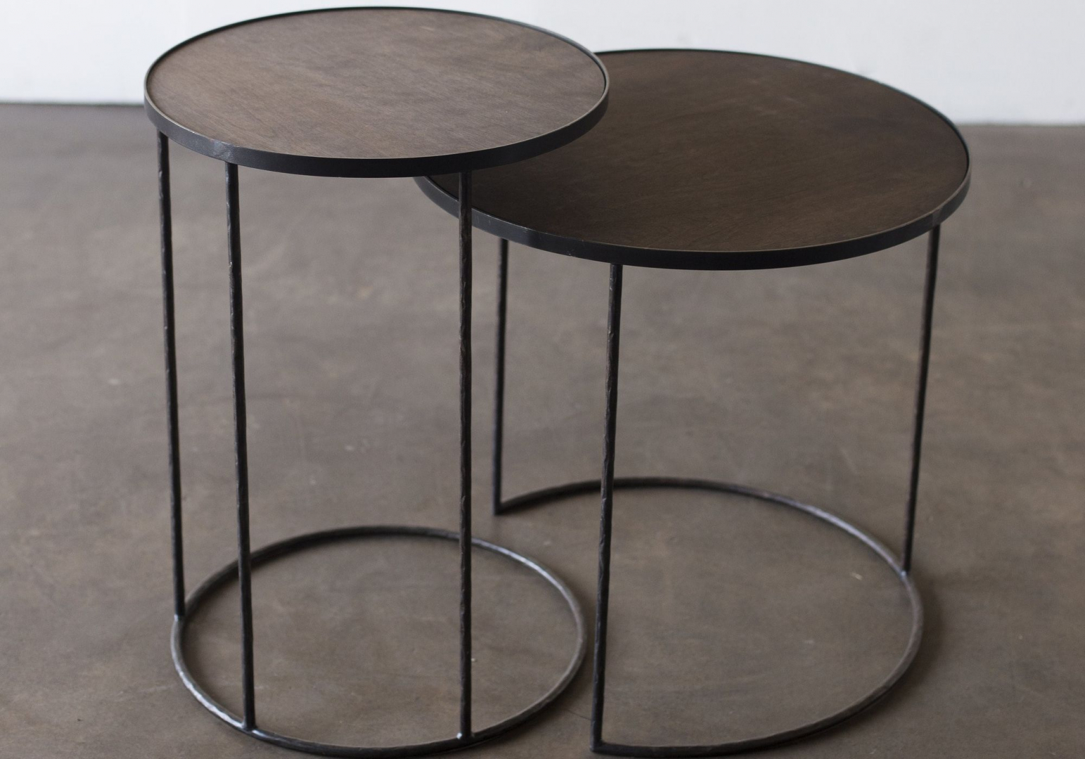 Set de Tables hautes Round Tray design ethnicraft