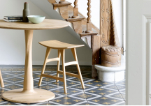 Tabouret Osso en chêne - ETHNICRAFT