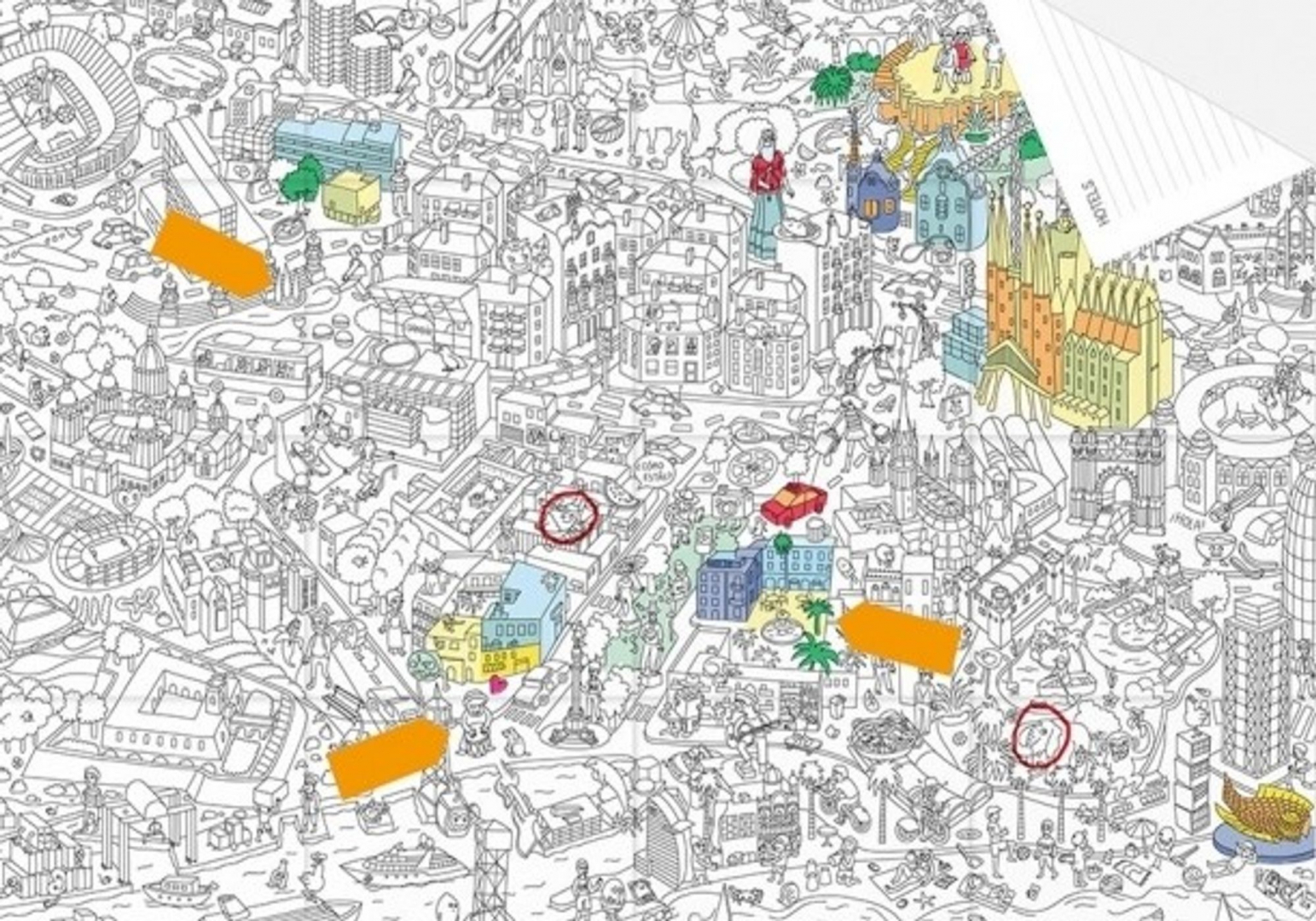 Pocket map Barcelone - OMY