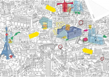 Pocket map Paris - OMY