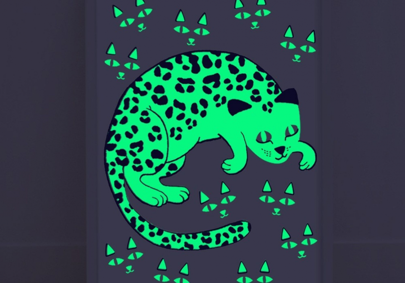 Poster Phosphorescent Tigre - OMY