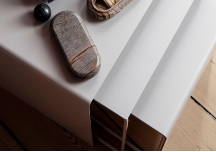 Tables Basse en métal gris clair Cluster - FERM LIVING