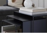 Table basse en métal Cluster black - FERM LIVING