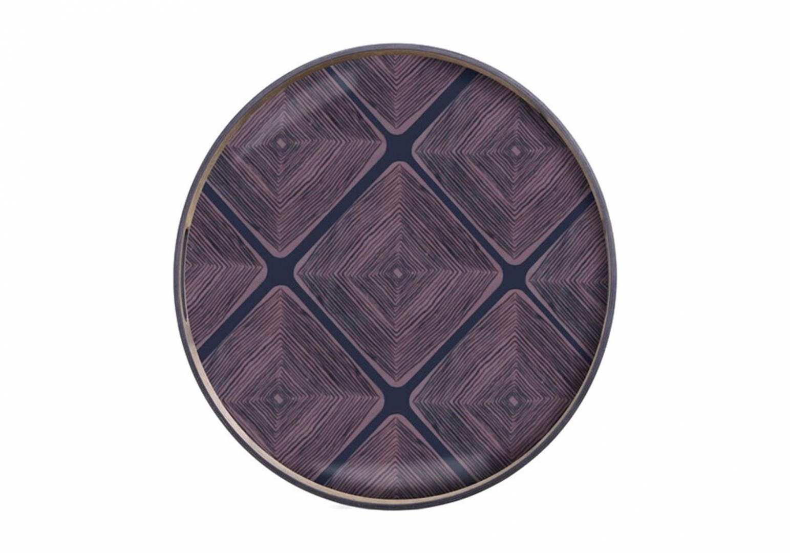 Plateau Midnight Linear Squares design ETHNICRAFT ACCESSOIRES