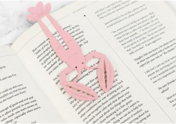 Marque pages Homard rose - OCTAEVO