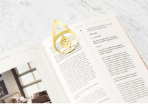 Marque pages oeil nazar laiton - OCTAEVO