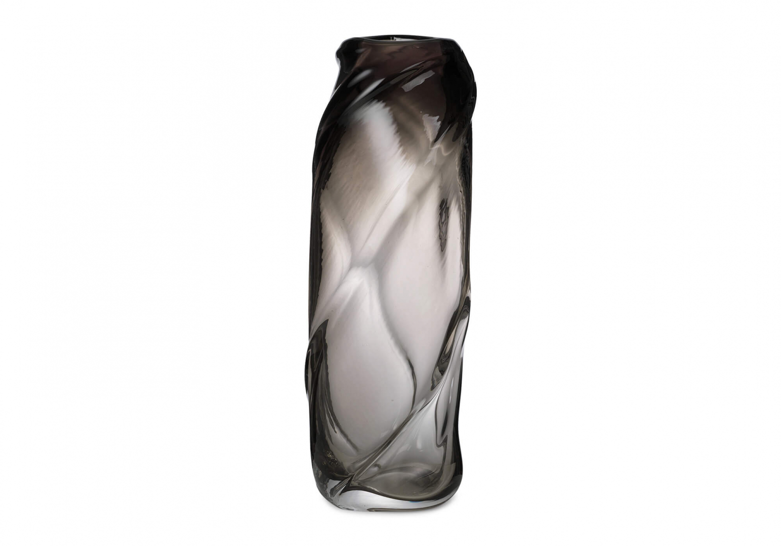 Grand vase swirl gris fumé - FREM LIVING