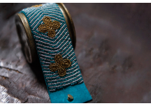 Manchette Aari Turquoise - S/M - MILLE ET CLAIRE