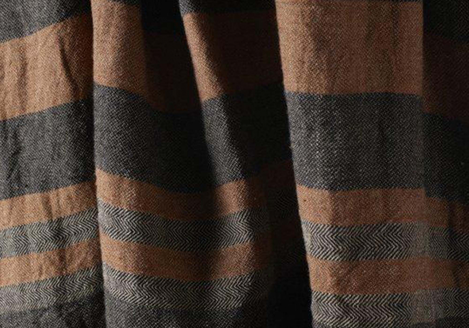 The Belgian Towel Fouta black stripe - LIBECO