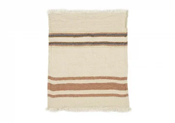 The Belgian Towel Fouta Harlan stripe - LIBECO