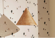 Abat-jour Dou en rotin Ø45 - FERM LIVING