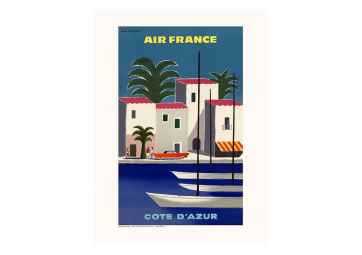 Affiche Air France / Côte d'Azur A096 - SALAM EDITIONS