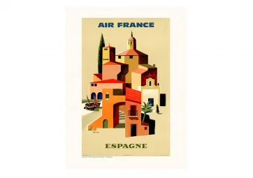 Affiche Air France / Espagne A094 - SALAM EDITIONS