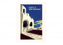 Affiche Air France / Grèce A093 - SALAM EDITIONS