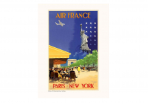 Affiche Air France / Paris New York A054 - SALAM EDITIONS