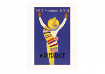 Affiche Air France / Paris Mexico A307 - SALAM EDITIONS