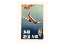 Affiche Air France / Corse Azur A1169 - SALAM EDITIONS