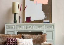 Base de lampe Retro Stoneware green - HK LIVING