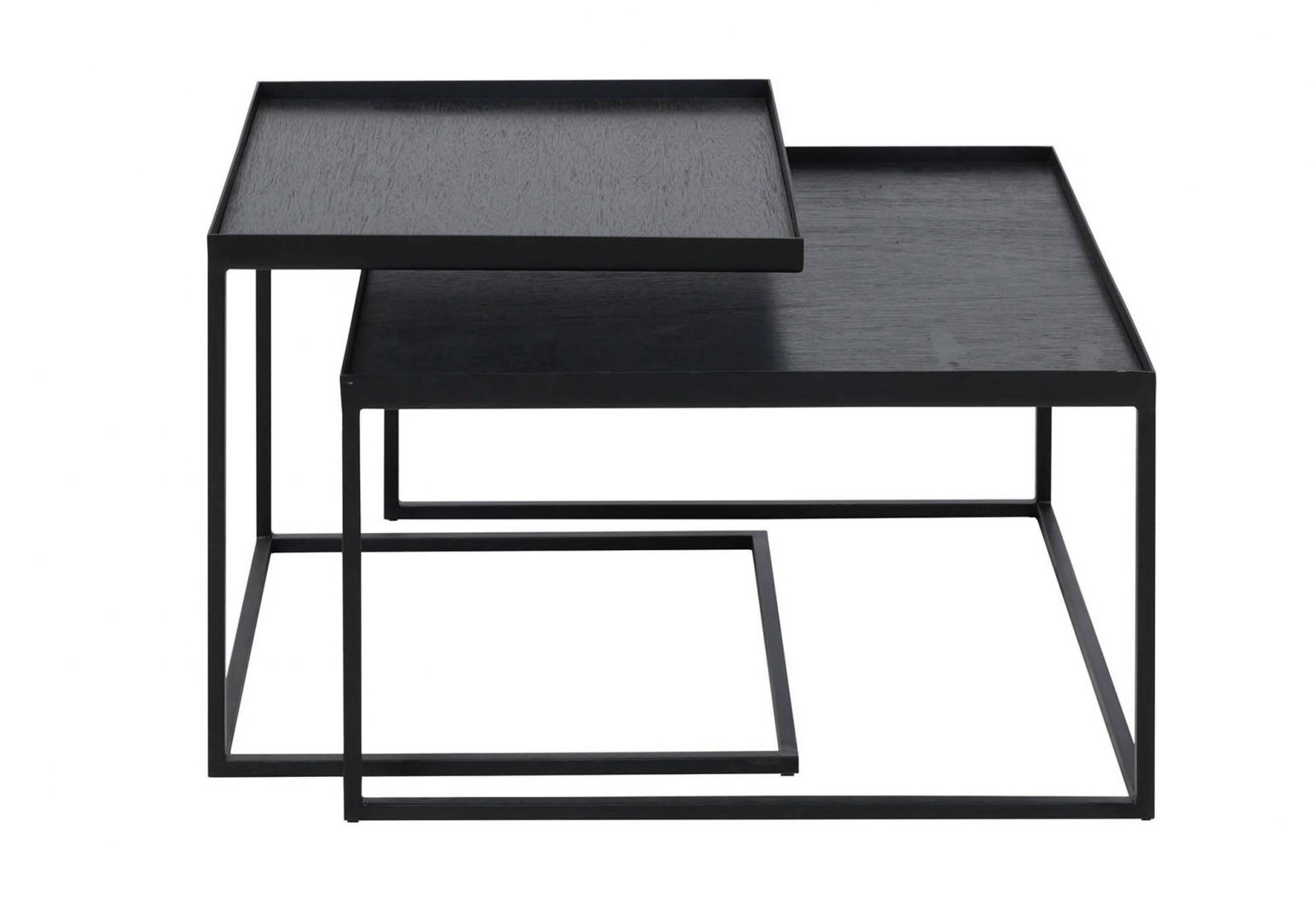 Set de tables basses design carré ETHNICRAFT ACCESSOIRES