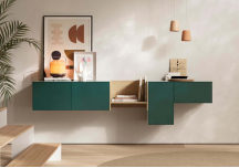 Buffet Mural Lauki en chêne et forest - TREKU