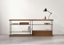 Buffet Bost en métal et noyer - TREKU