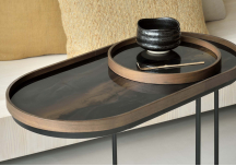 Plateau Bronze Organic Oblong - ETHNICRAFT