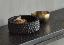 Lot de 3 Corbeilles Chopped en acajou - ETHNICRAFT