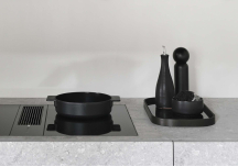 Plateau rectangulaire Black Organic - ETHNICRAFT