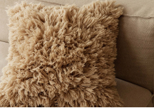 Coussin Meadow High Pile en laine - FERM LIVING