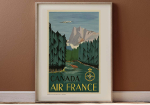Affiche Air France / Canada A056 - SALAM EDITIONS