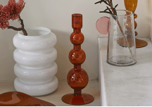 Bougeoir Bubbles en verre recyclé - URBAN NATURE CULTURE