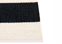 Tapis Bob - black vanilla 70x120cm - PAPPELINA