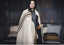 Plaid Foundry Beeswax stripe - LIBECO