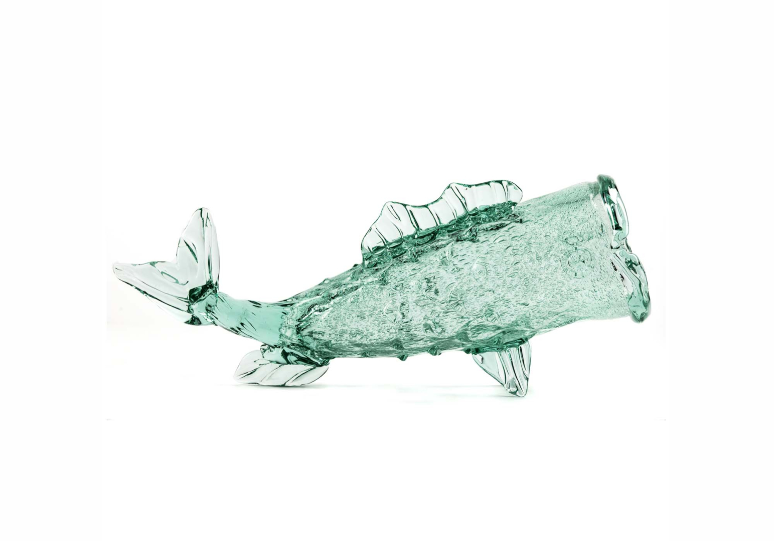 Jarre Fish en verre recyclé - POLS POTTEN