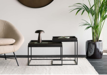 Plateau carré Cream Wabi Sabi large - ETHNICRAFT