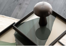 Plateau carré Blue Wabi Sabi small - ETHNICRAFT