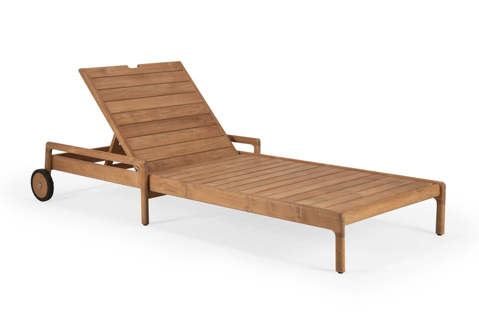 Chaise longue de jardin en bois, Transat, Chaise longue relax de plage,  chaise longue avec accoudoirs. Türkis