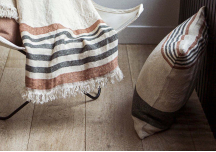 Coussin The Belgian Pillow Laguna Verde - LIBECO