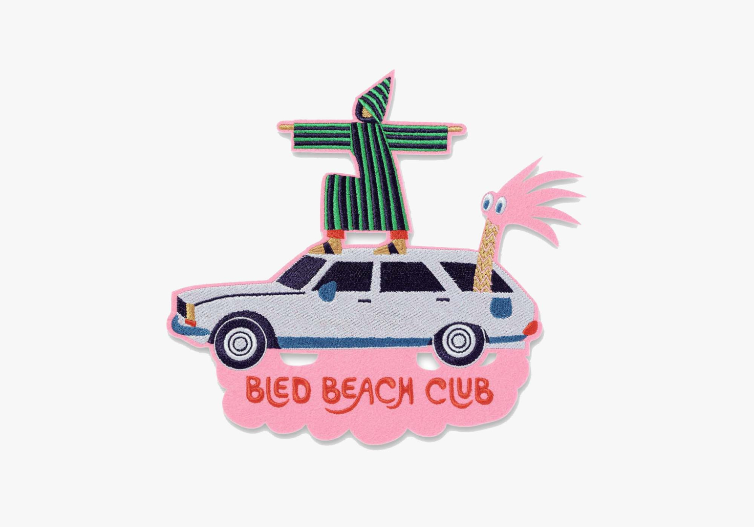 Ecusson Bled Beach Club (carte XL) - MACON & LESQUOY