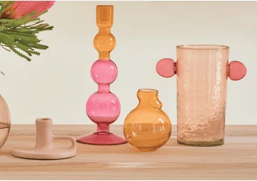 Vase Quirky C apricot nectar - URBAN NATURE CULTURE
