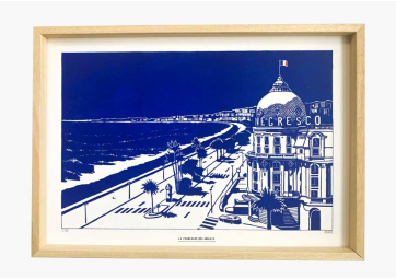 Affiche La Promenade des Anglais - GRAVE DU SUD